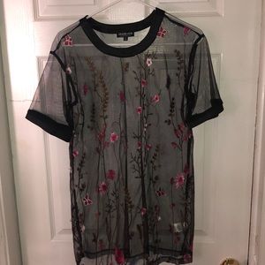 Floral tee